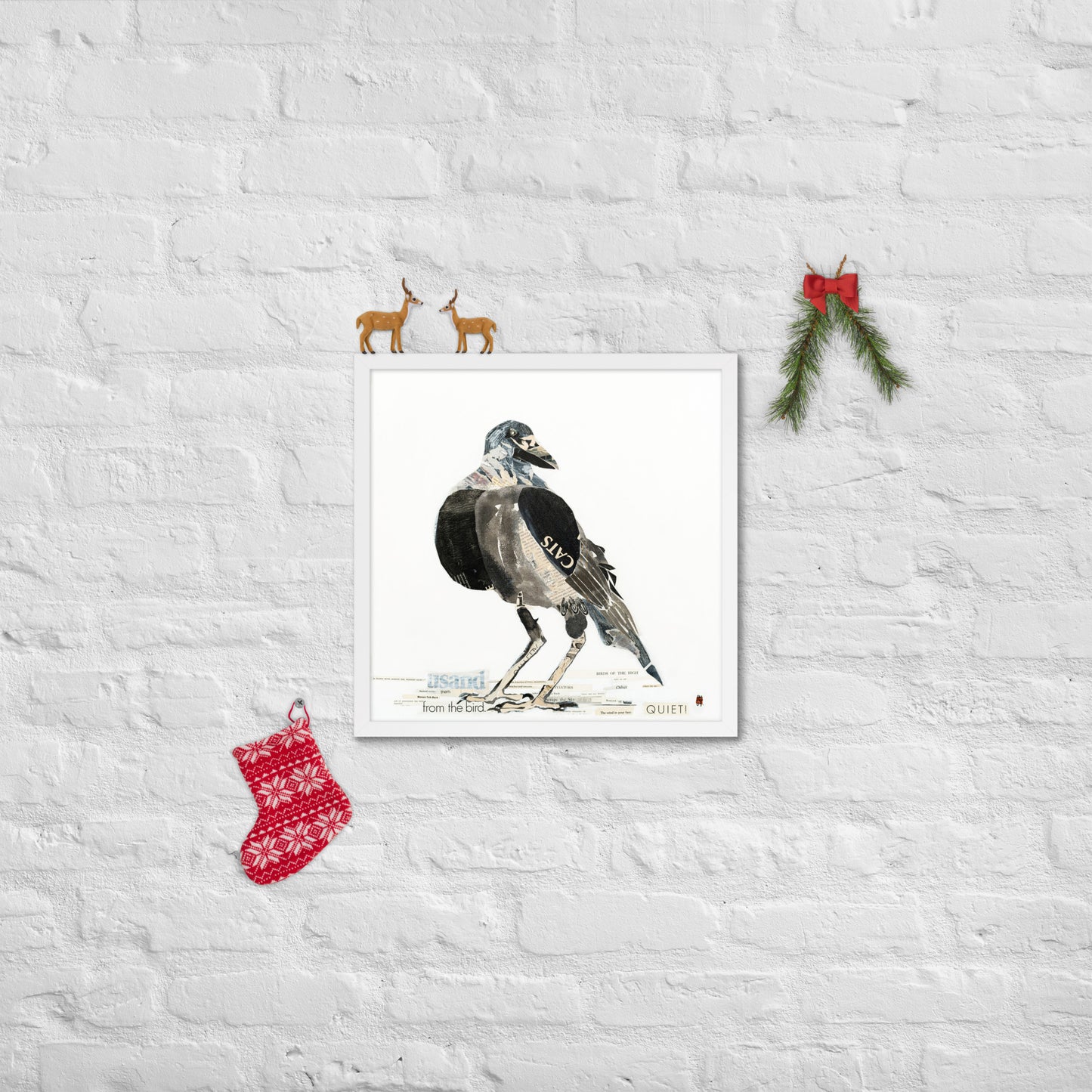 Birds Words by Amy Bumpus | Framed Poster