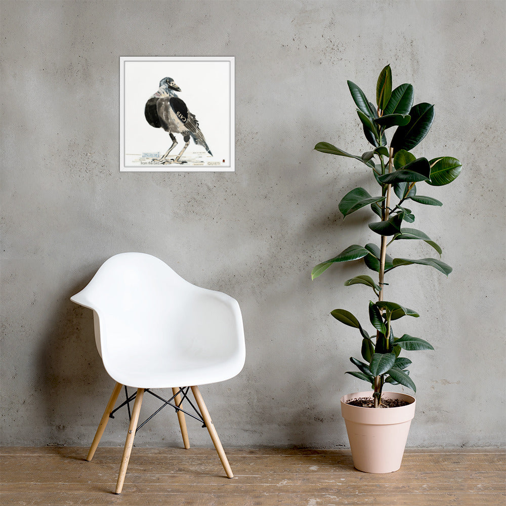 Birds Words by Amy Bumpus | Framed Poster