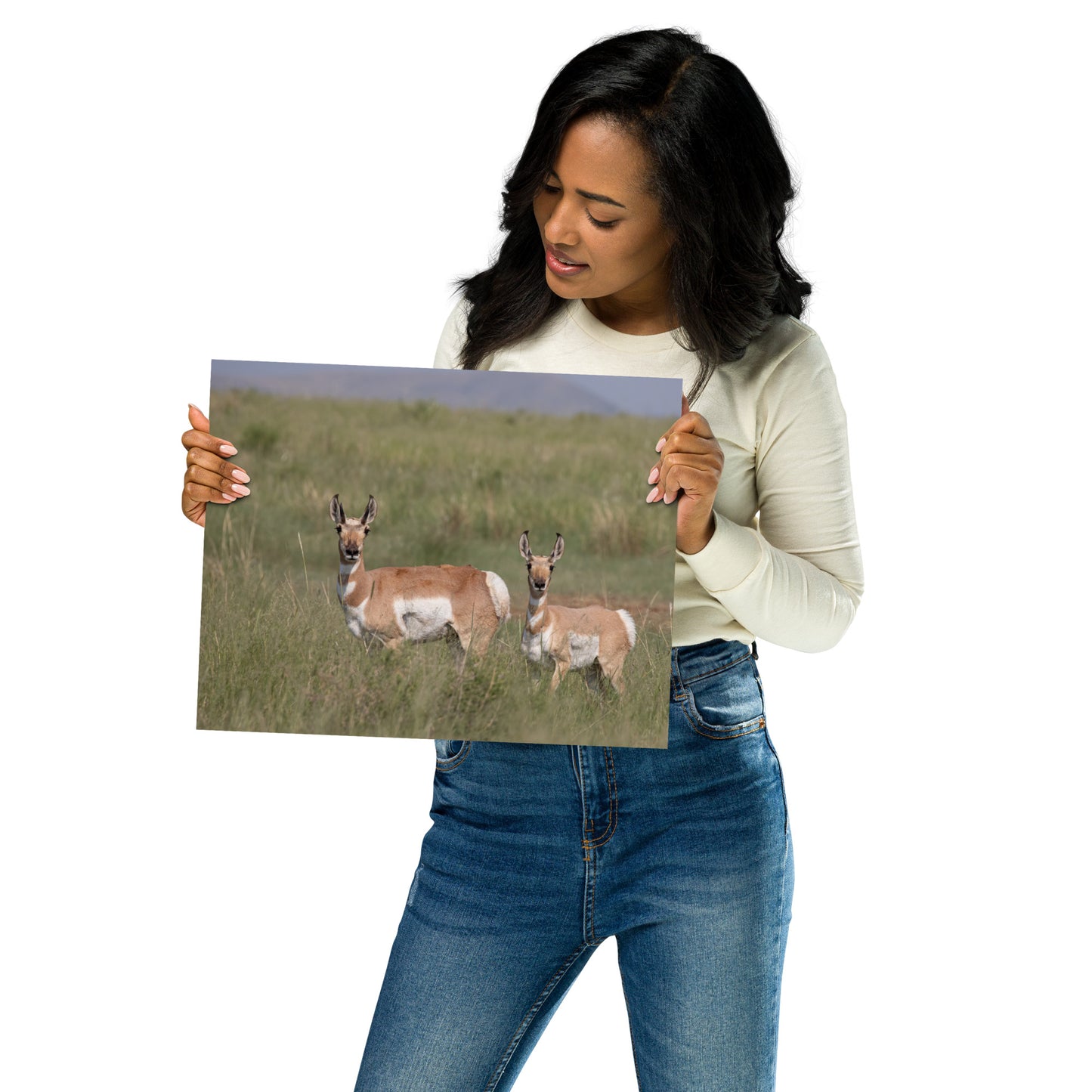 Pronghorn by Leslie Leathers Photography | Poster