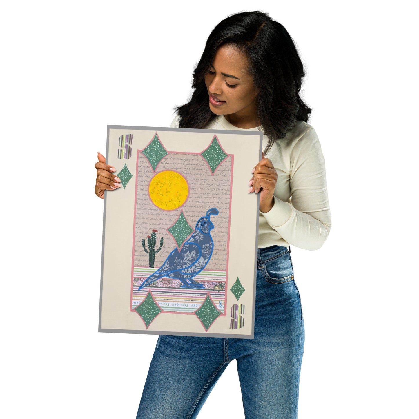 Five of Diamonds by Suzanne Villella | Poster