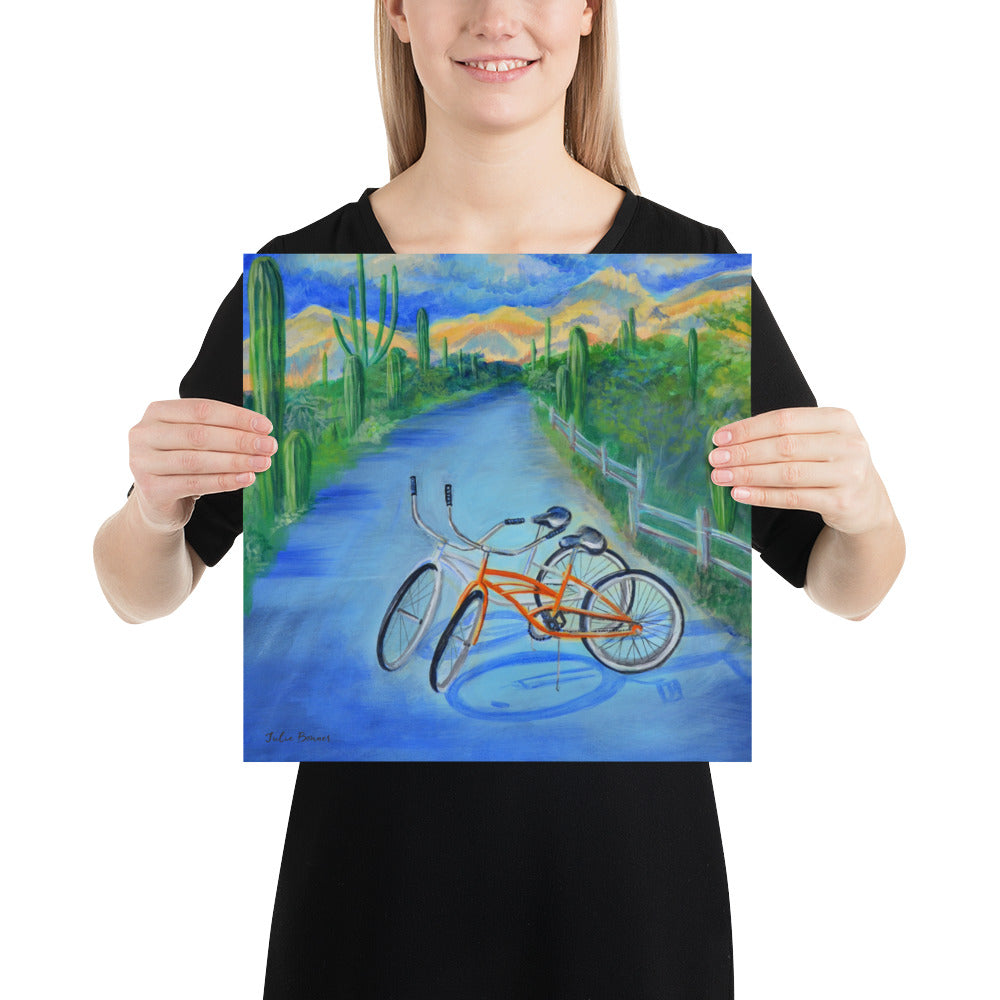 Bikes by Julie Bonner | Poster