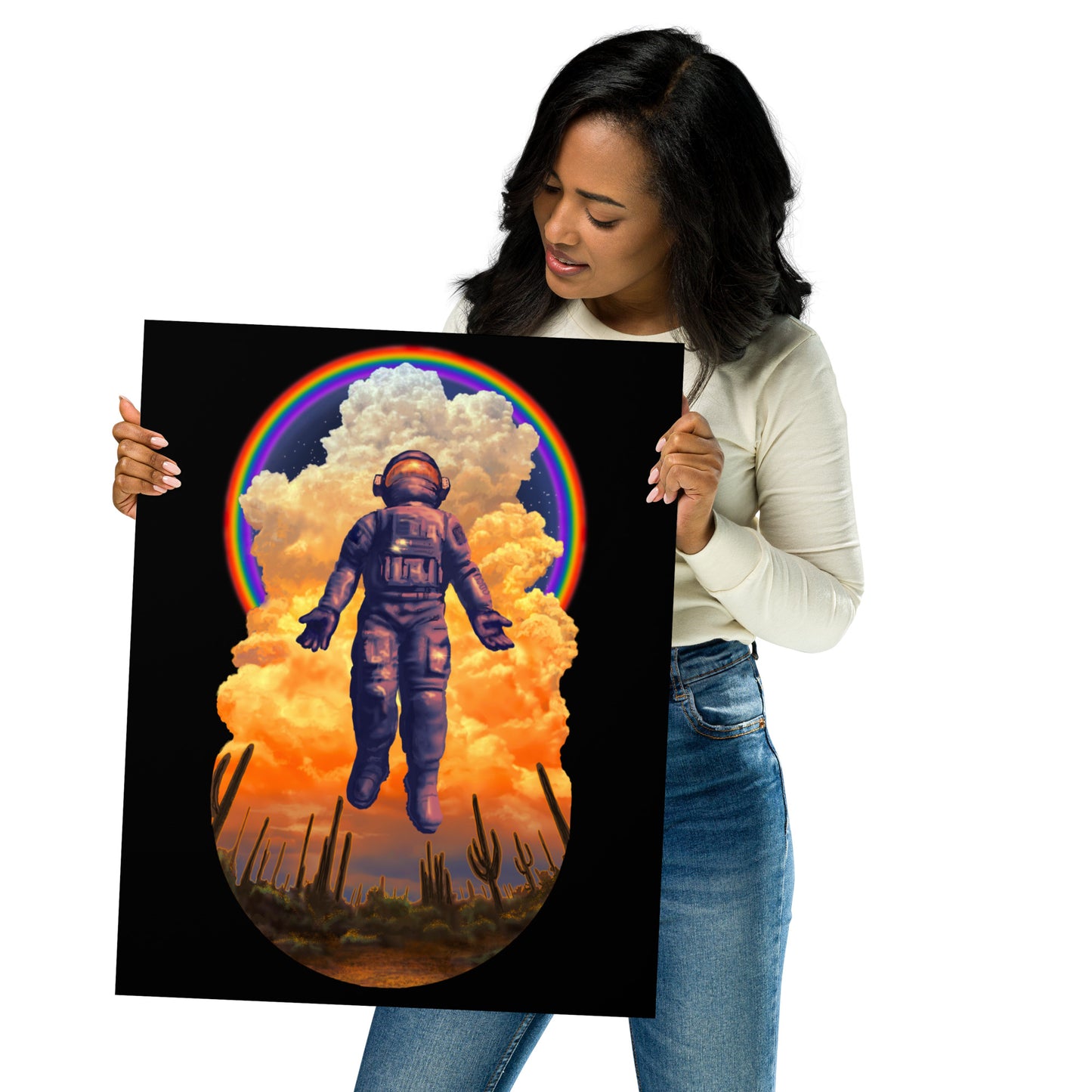 Spaceman Mural by Joe Pagac | Poster