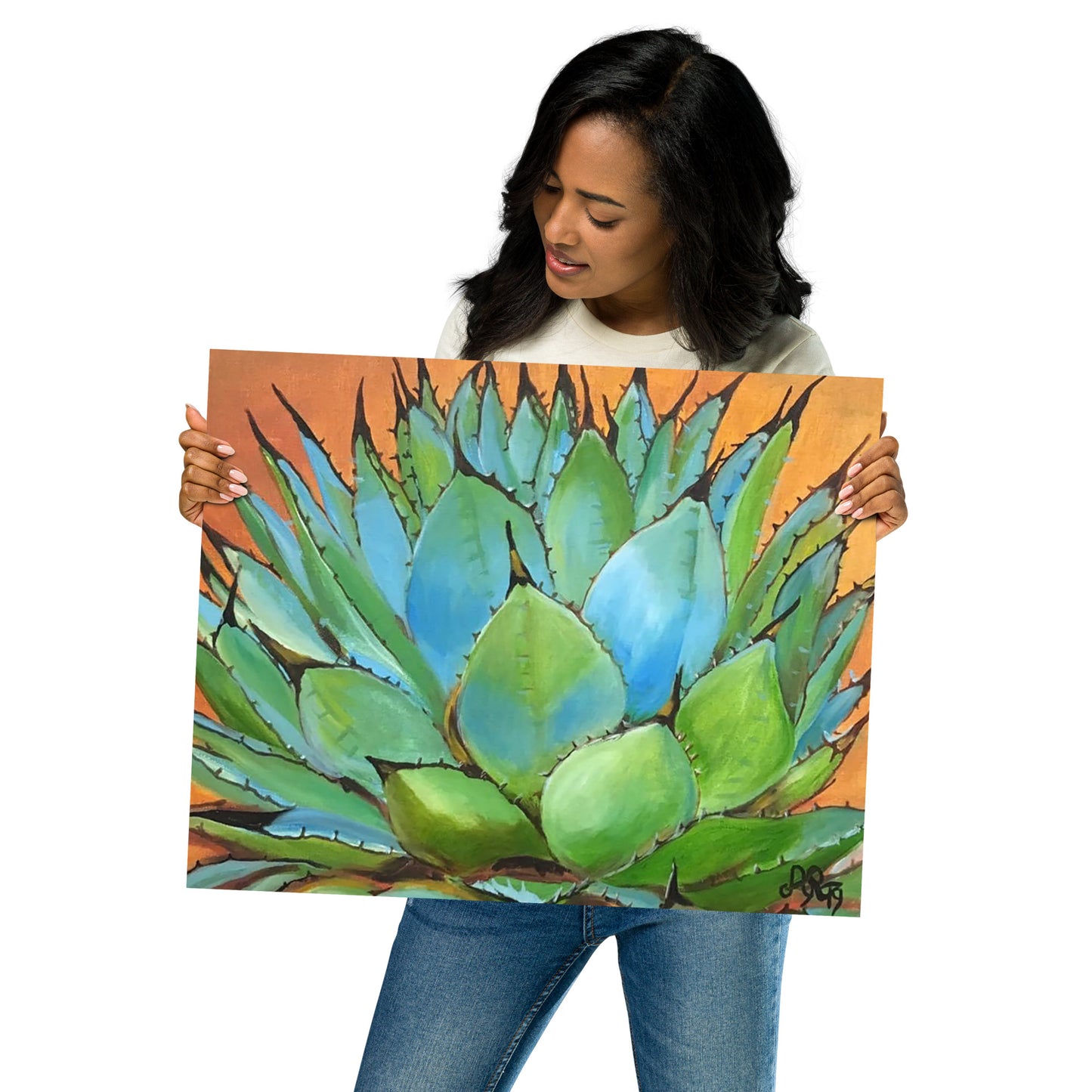 Blue Agave by Andrea Rodriguez | Poster Print