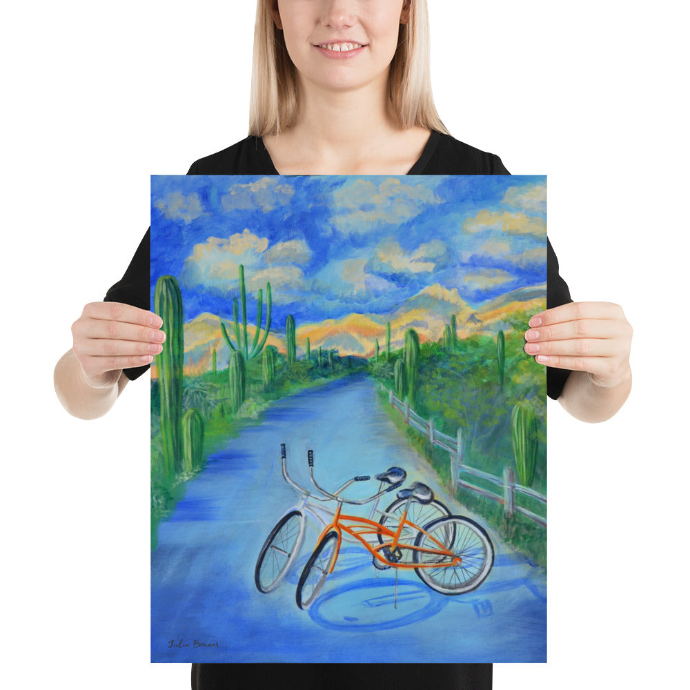 Bikes by Julie Bonner | Poster