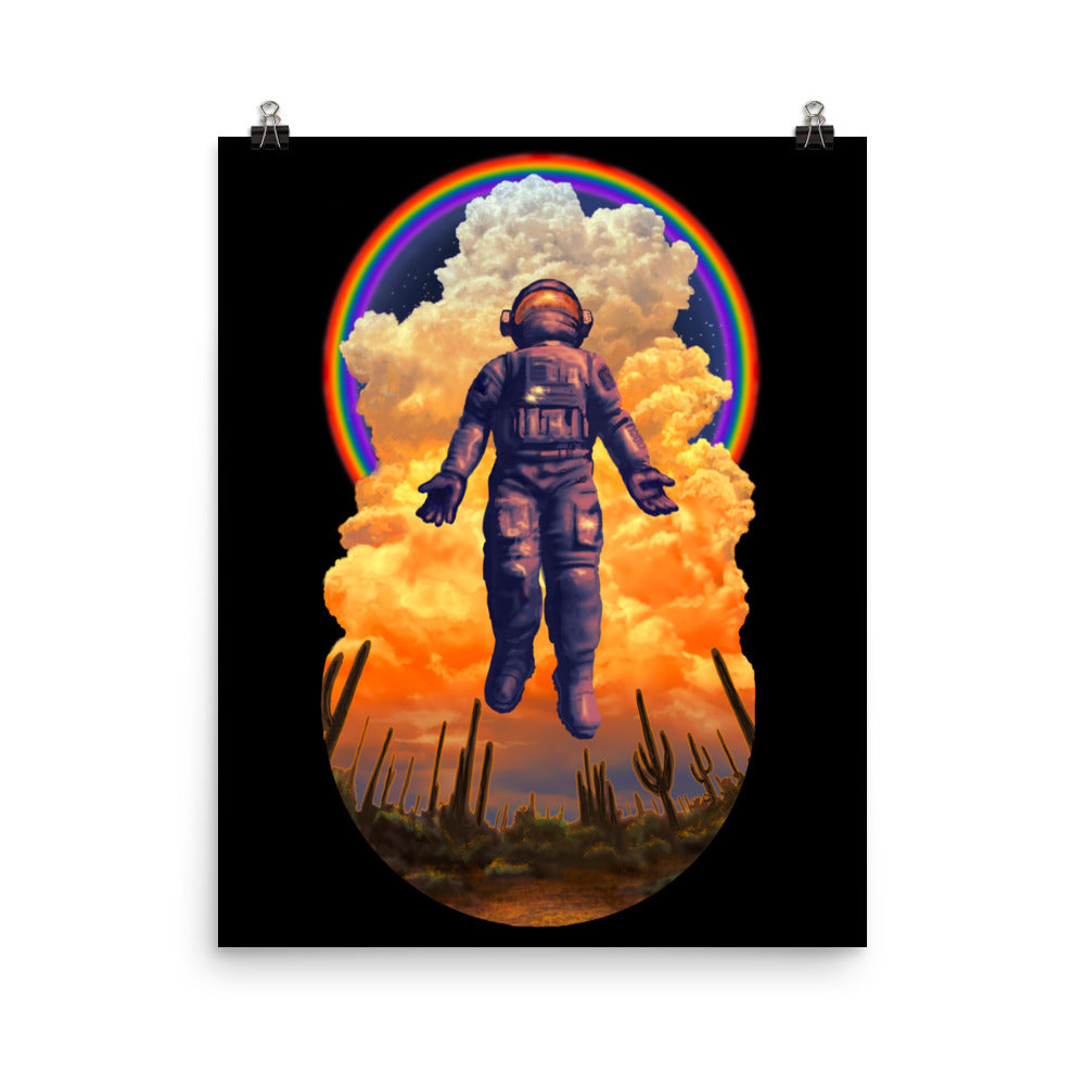 Spaceman Mural by Joe Pagac | Poster