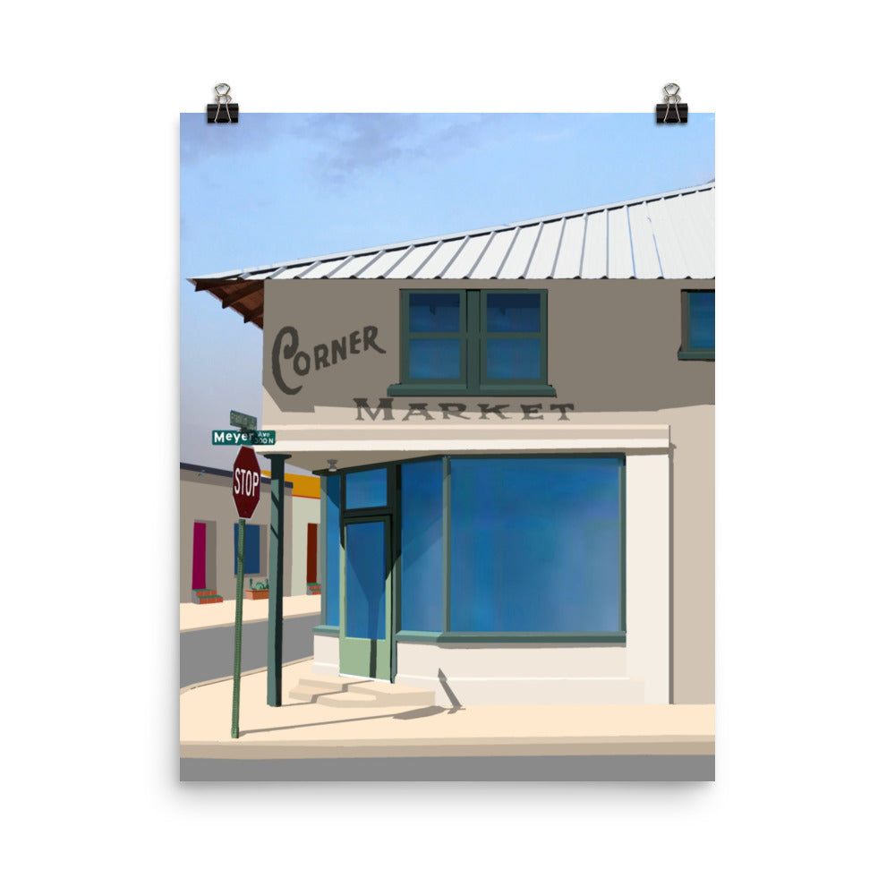 Corner Market by Mike Berren | Poster