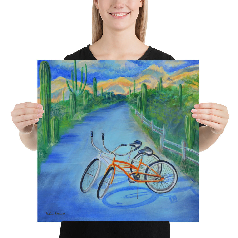 Bikes by Julie Bonner | Poster