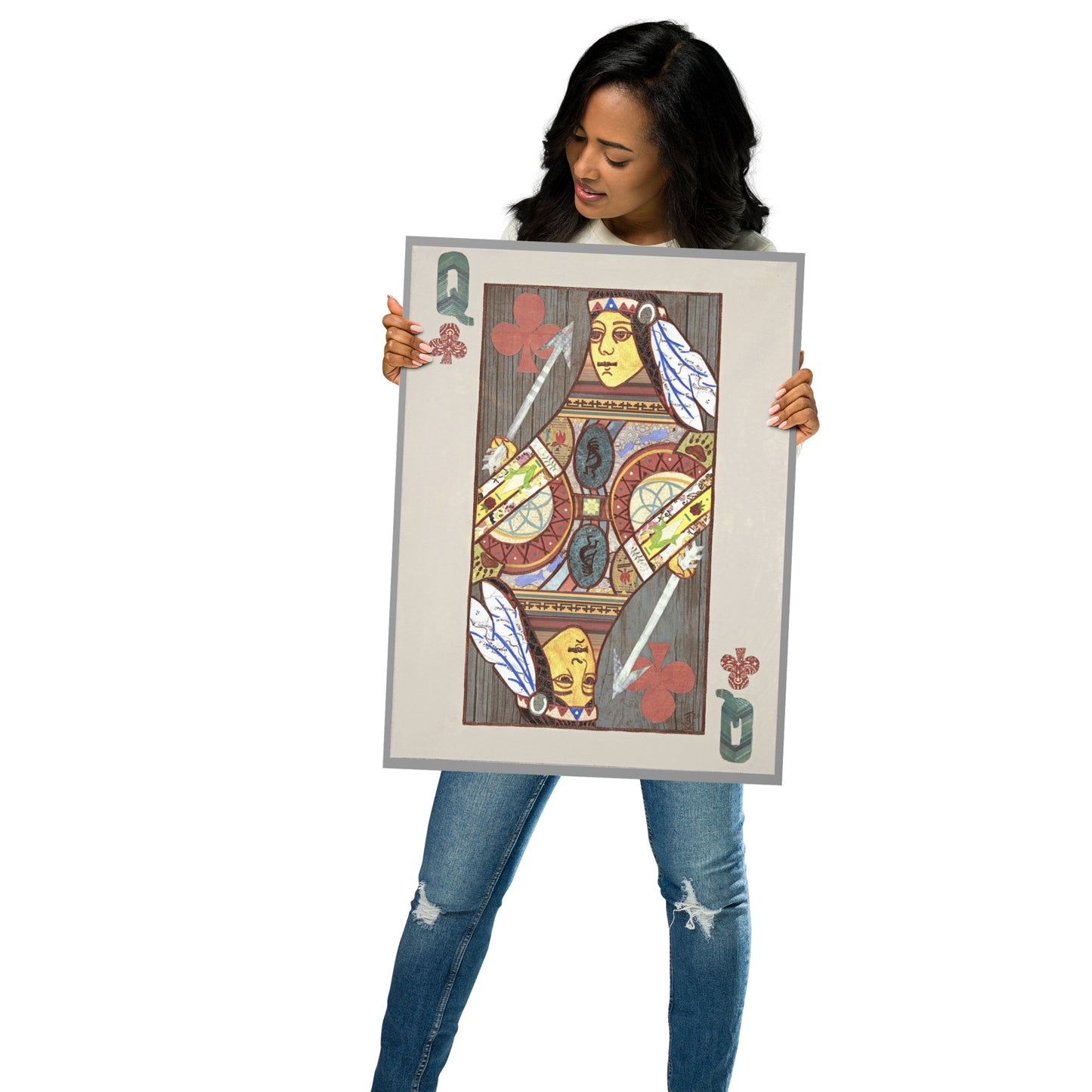 Queen of Clubs by Suzanne Villella | Poster