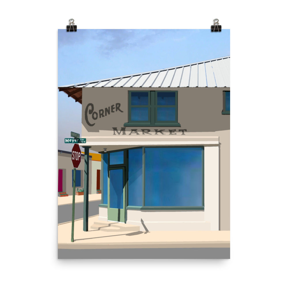 Corner Market by Mike Berren | Poster