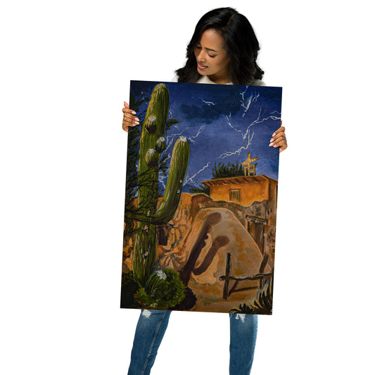 Degrazia Chapel Night Sky by Andrea Rodriguez | Poster