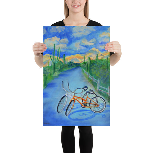 Bikes by Julie Bonner | Poster