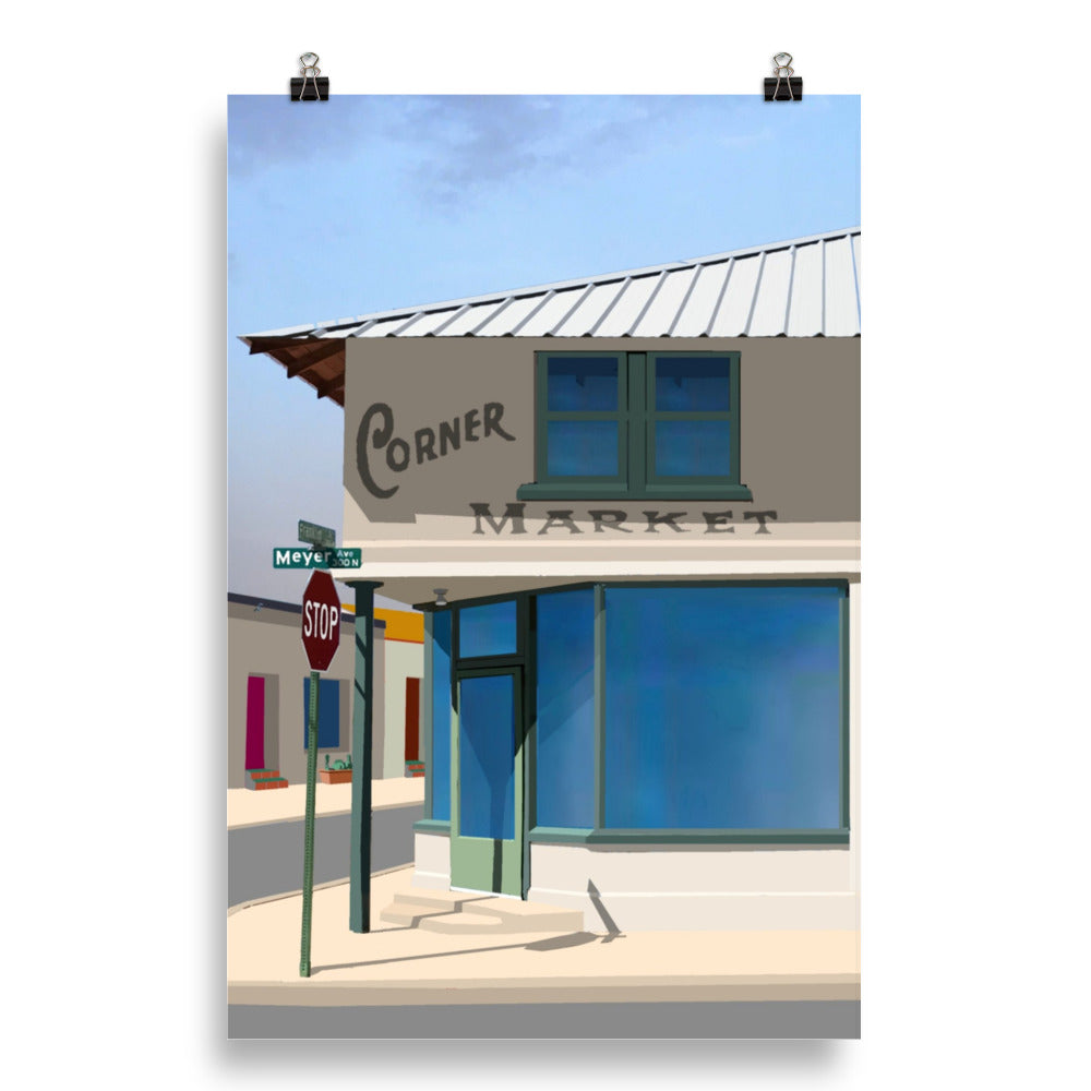 Corner Market by Mike Berren | Poster