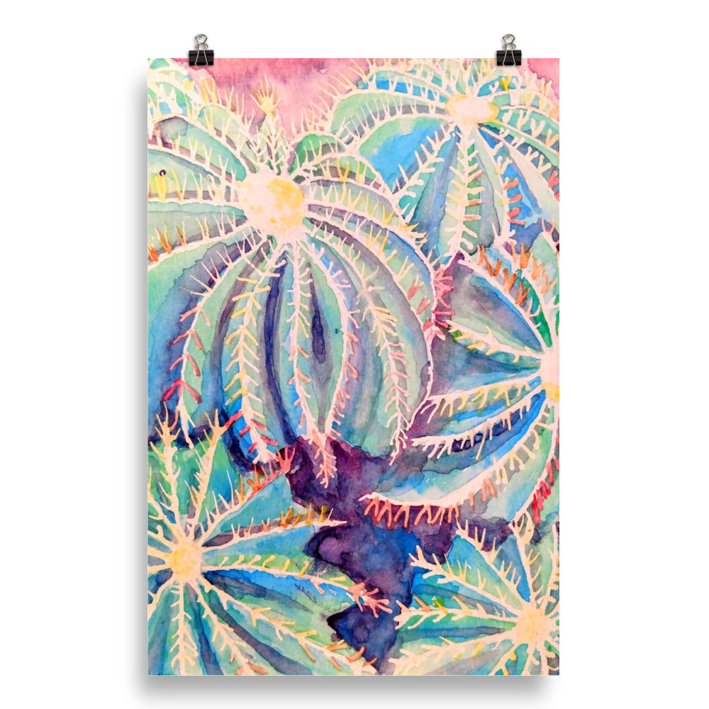 Finding Strength Water Color by Lara Somers | Poster