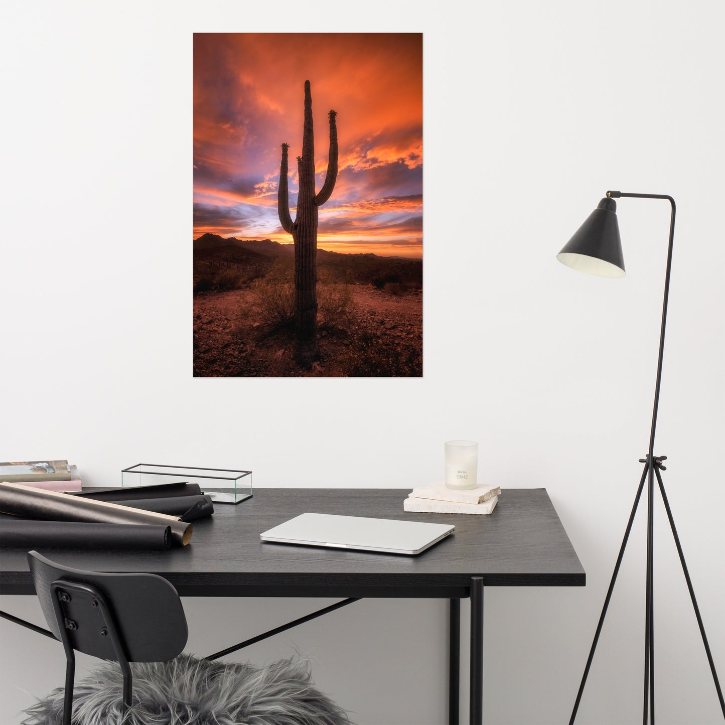 Saguaro Sunset by Sean Parker Photography | Poster