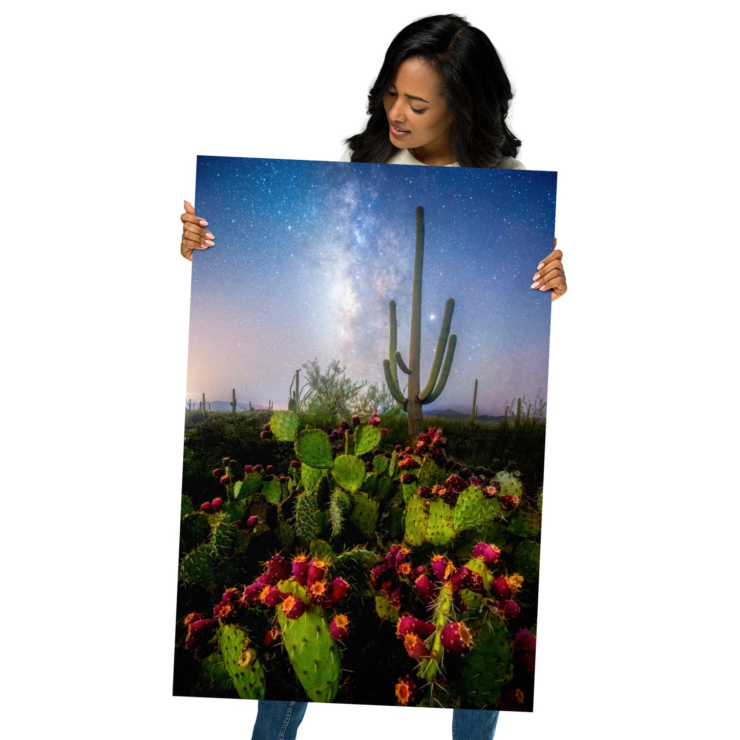 Milkyway Prickly Pear by Sean Parker Photography | Poster