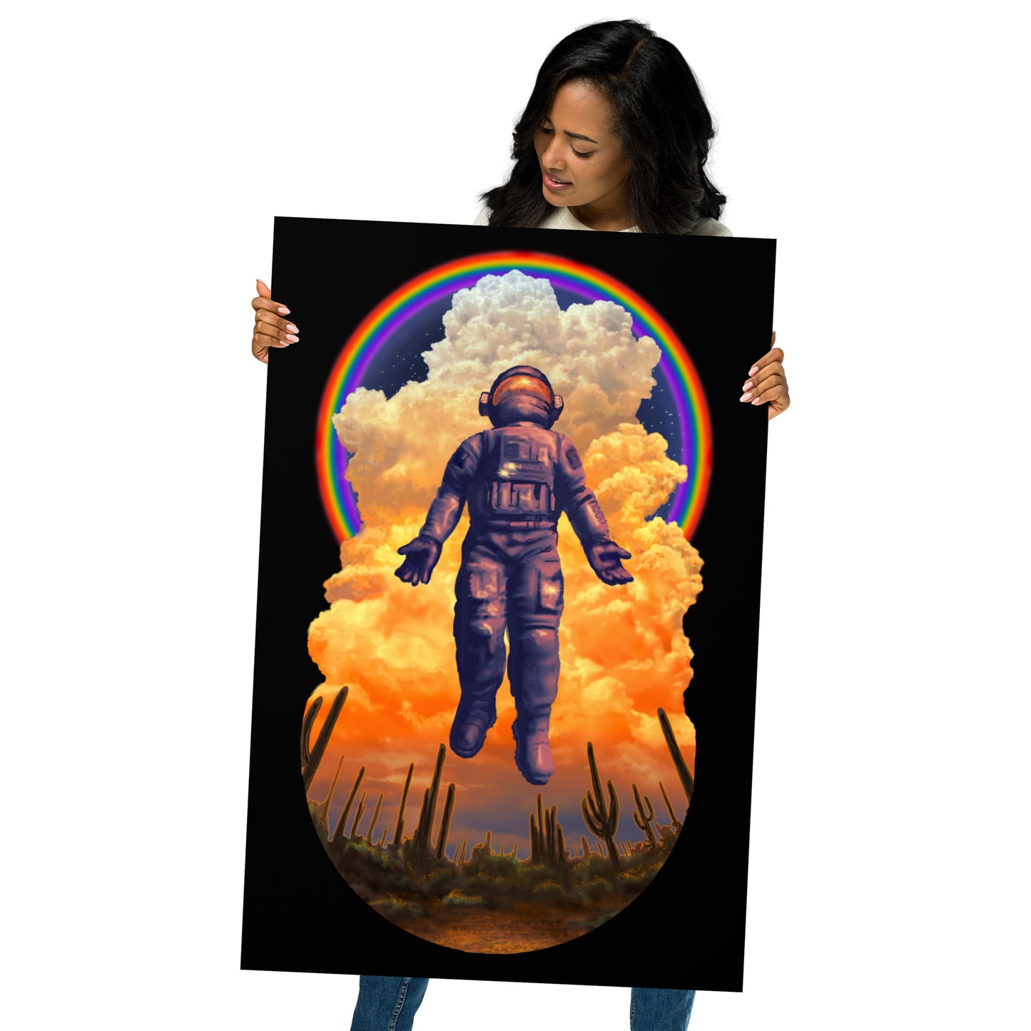 Spaceman Mural by Joe Pagac | Poster