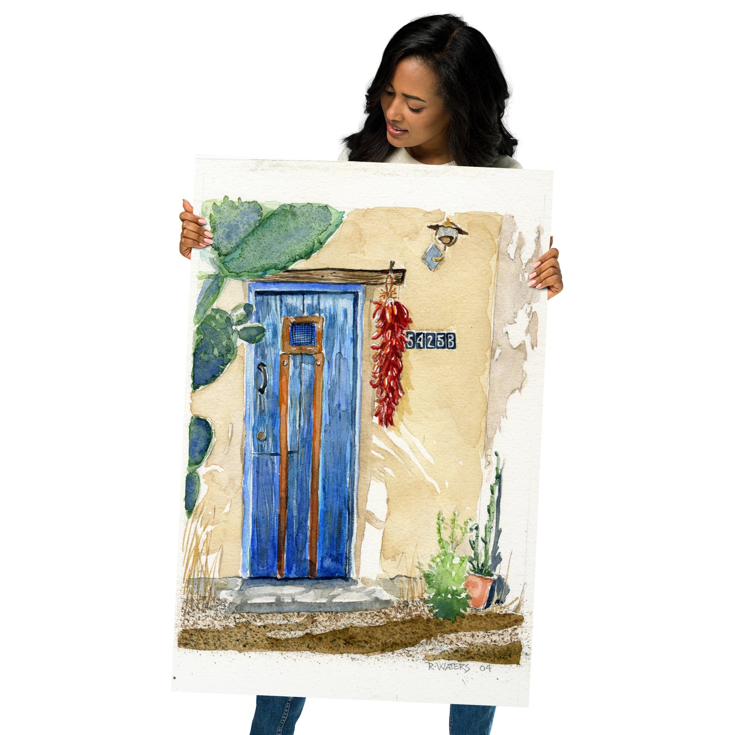 Blue Door Ft Lowell by Rob Waters | Poster