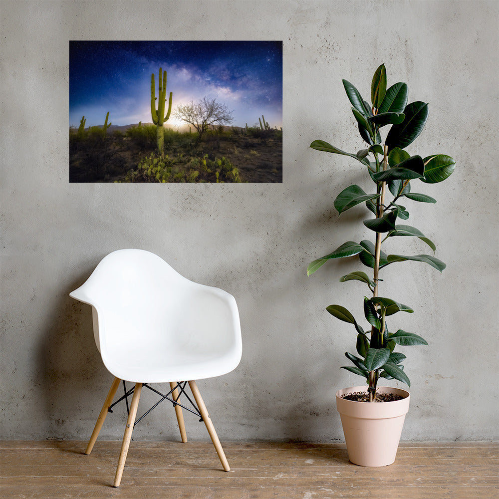 Milkyway Moonrise by Sean Parker Photography | Poster