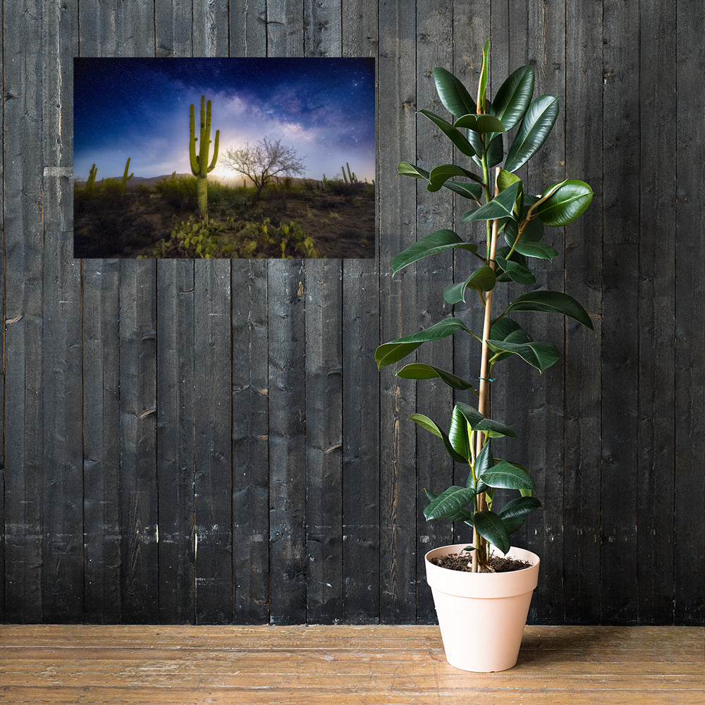 Milkyway Moonrise by Sean Parker Photography | Poster