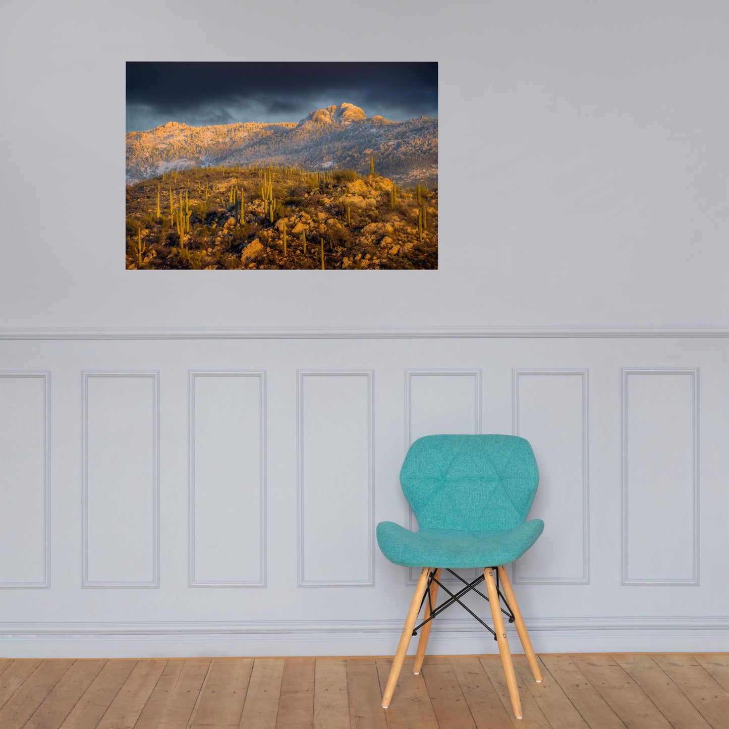 Rincon Mountain Snow by Sean Parker Photography | Poster