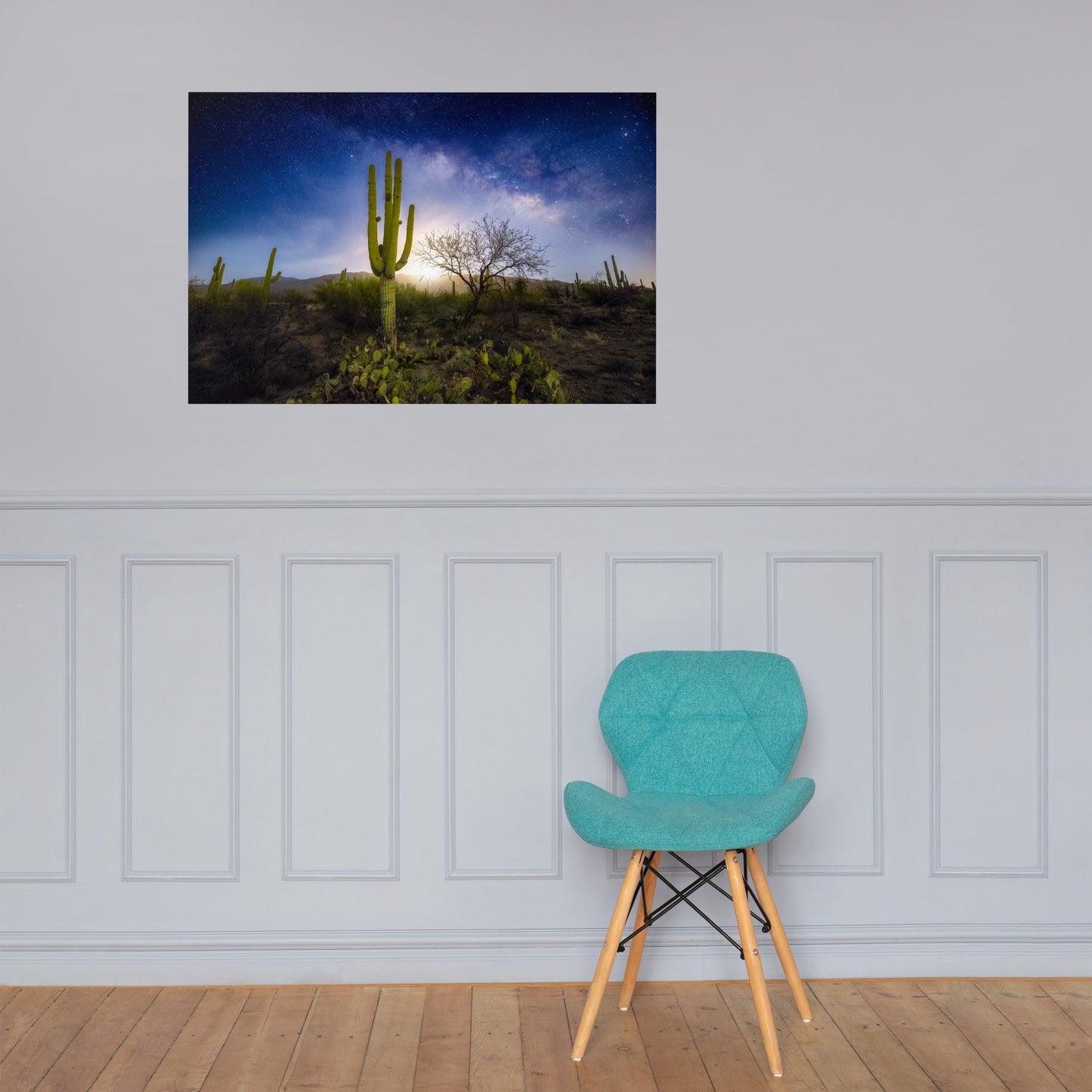 Milkyway Moonrise by Sean Parker Photography | Poster