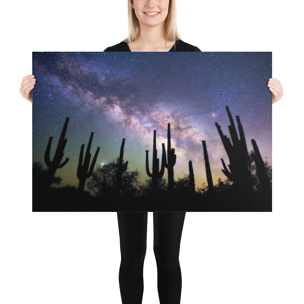 Saguaro Starlight by Sean Parker Photography | Poster