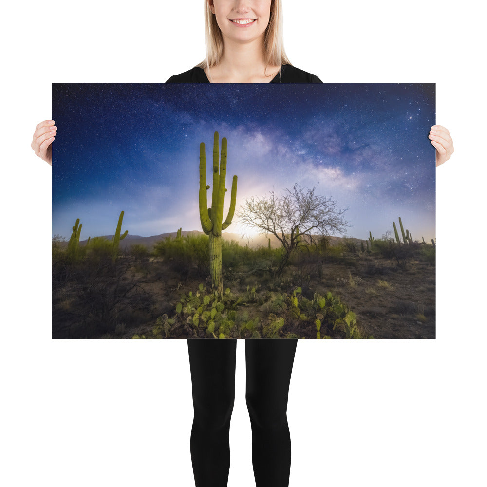 Milkyway Moonrise by Sean Parker Photography | Poster