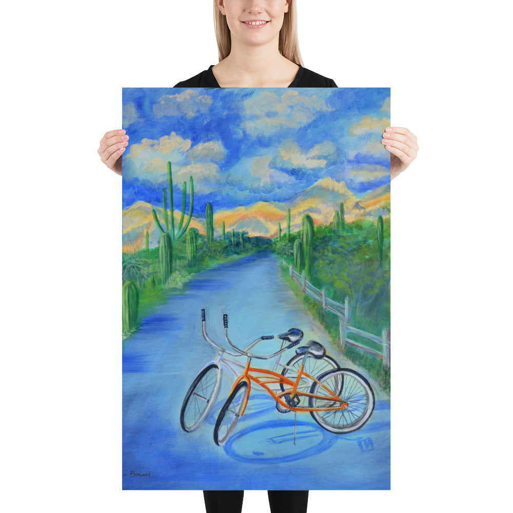 Bikes by Julie Bonner | Poster