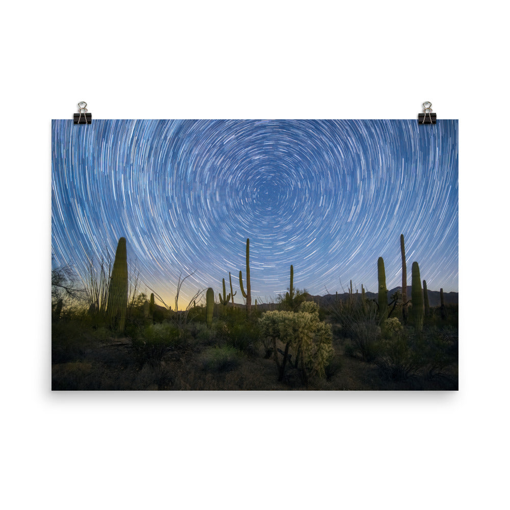 Sonoran Startails by Sean Parker Photography | Poster