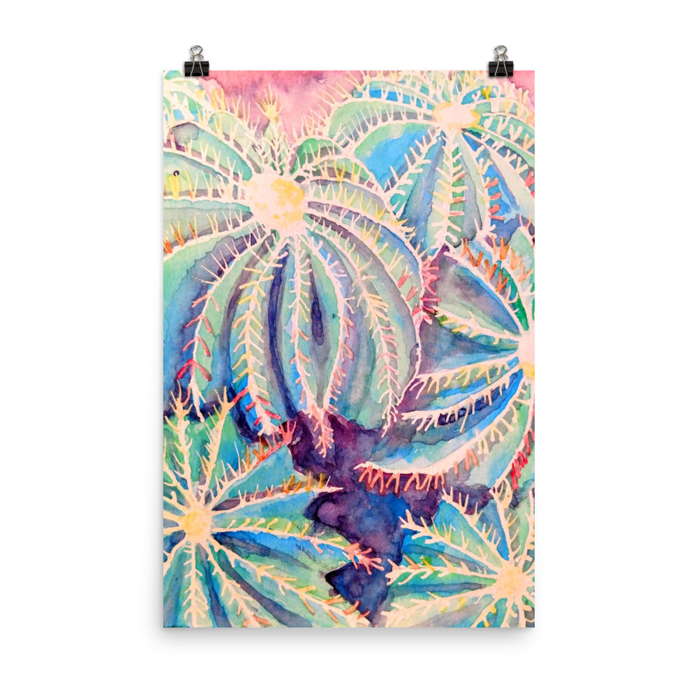 Finding Strength Water Color by Lara Somers | Poster