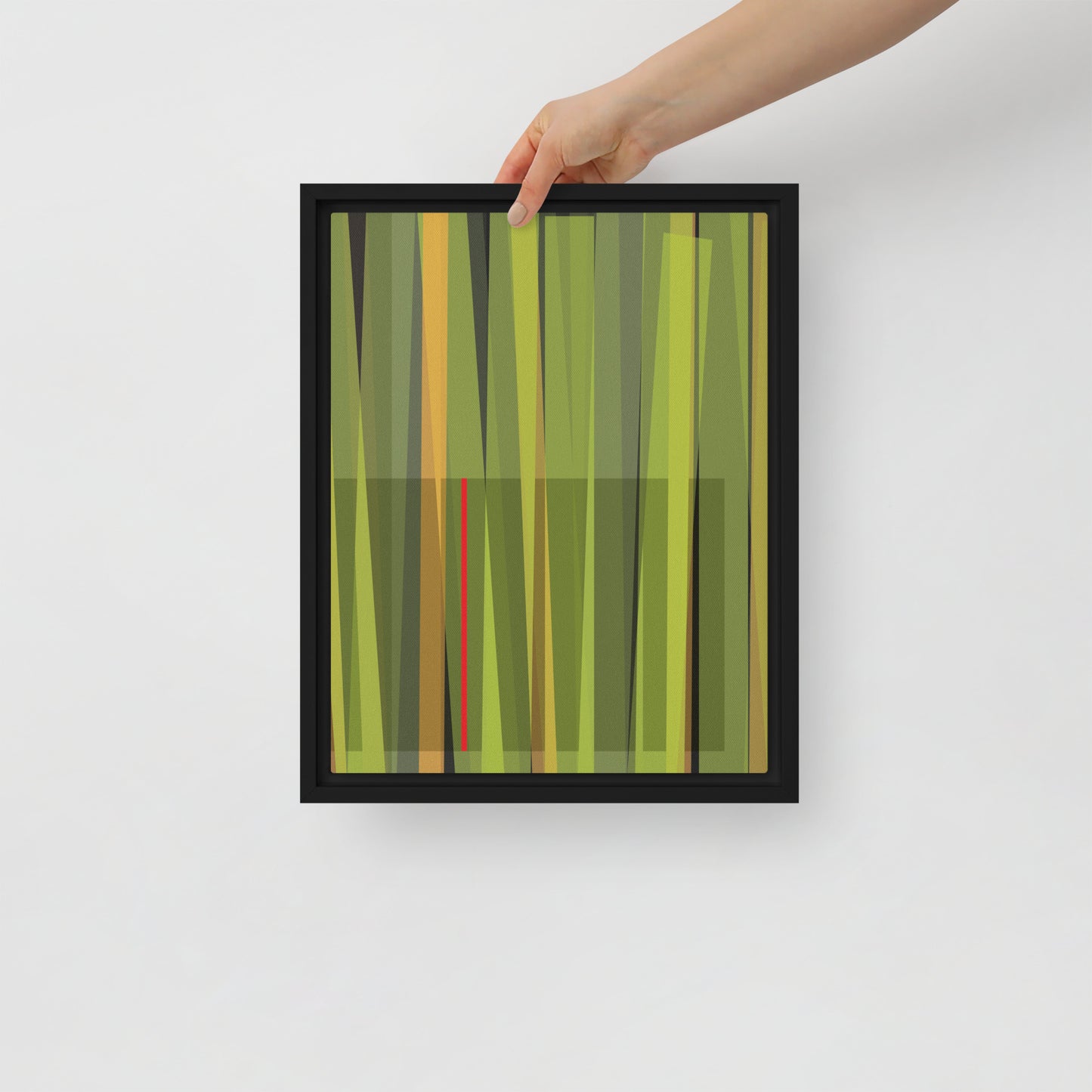 Piano Grass by Damon Leverett | Framed canvas