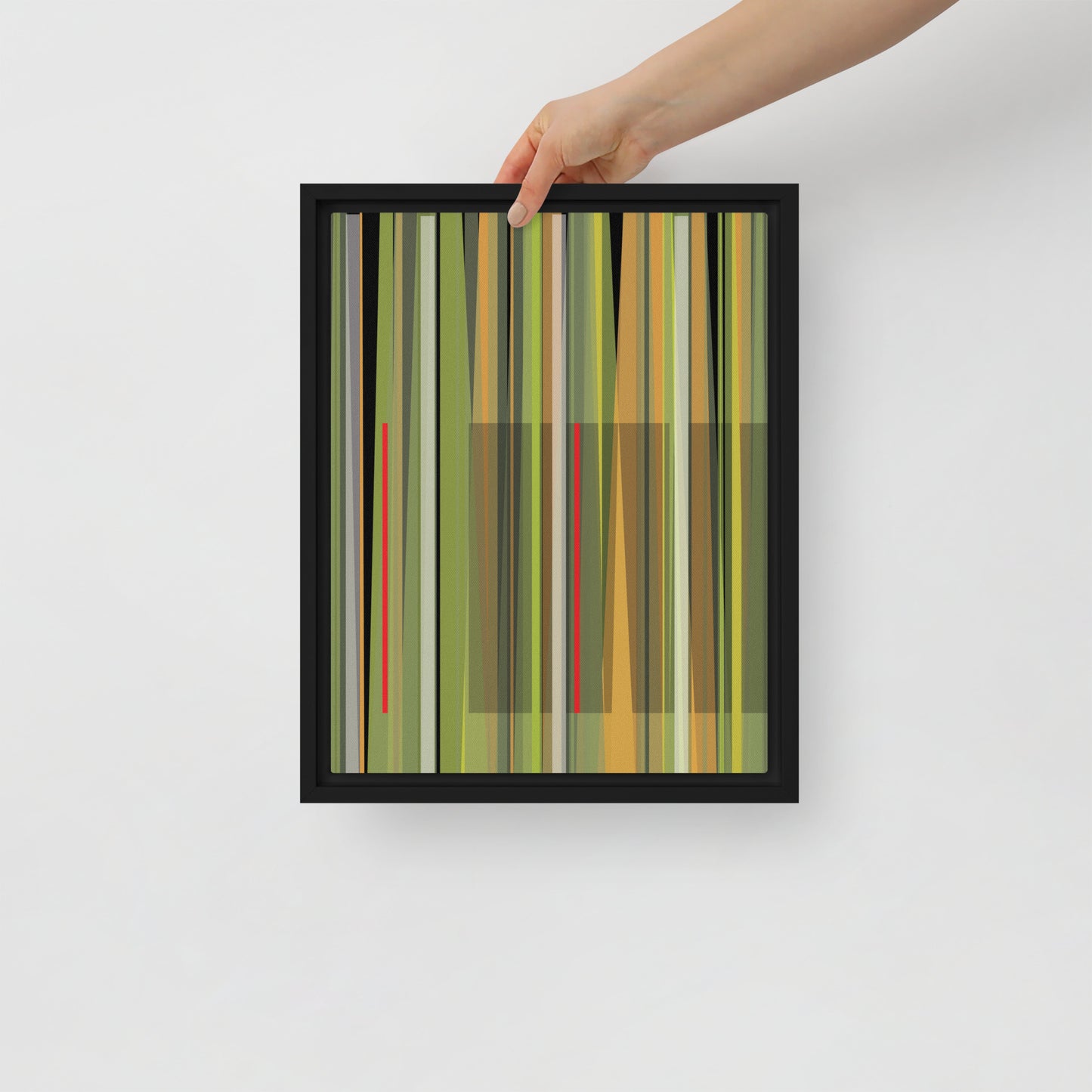 Piano Grass by Damon Leverett | Framed canvas