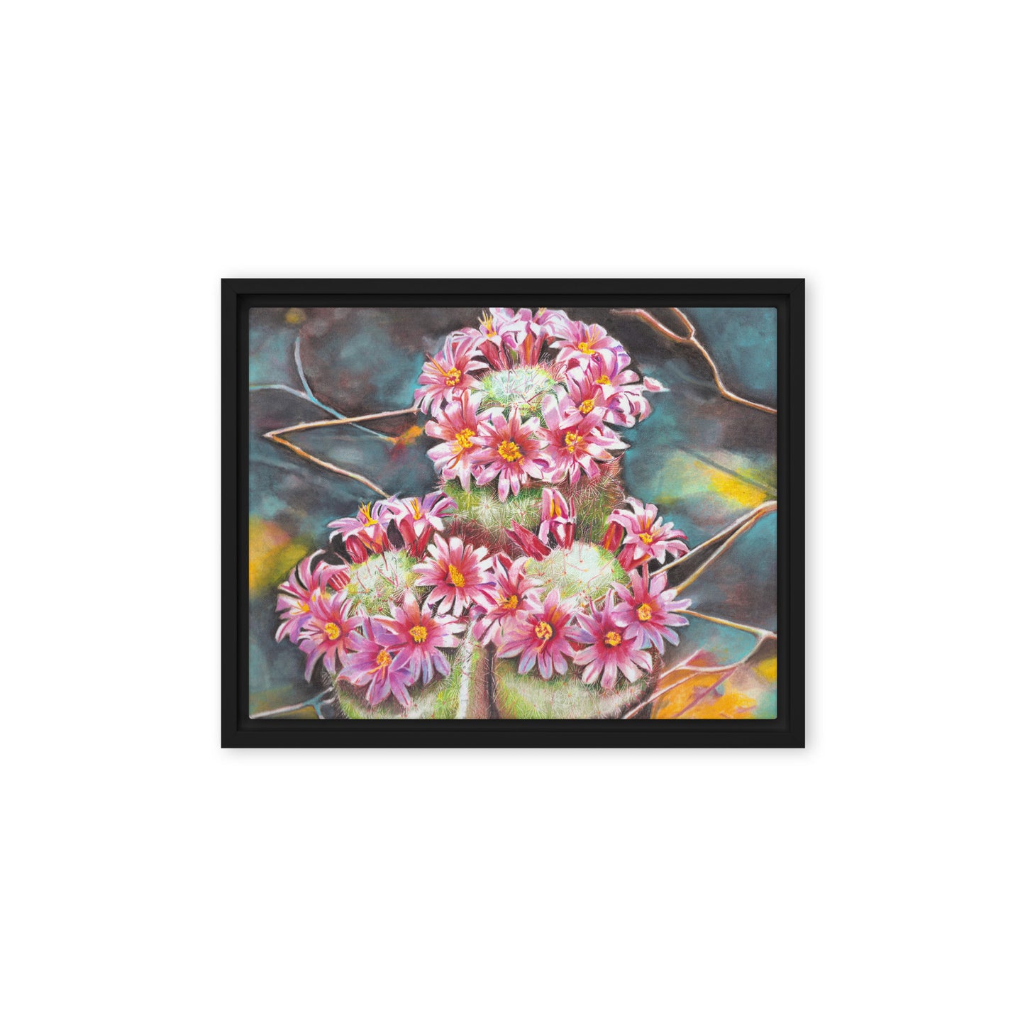 Pin Cushion by Amber Pierson | Framed canvas