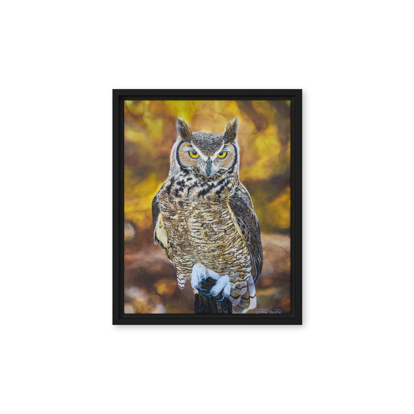 Unamused by Courtney Christie | Framed canvas