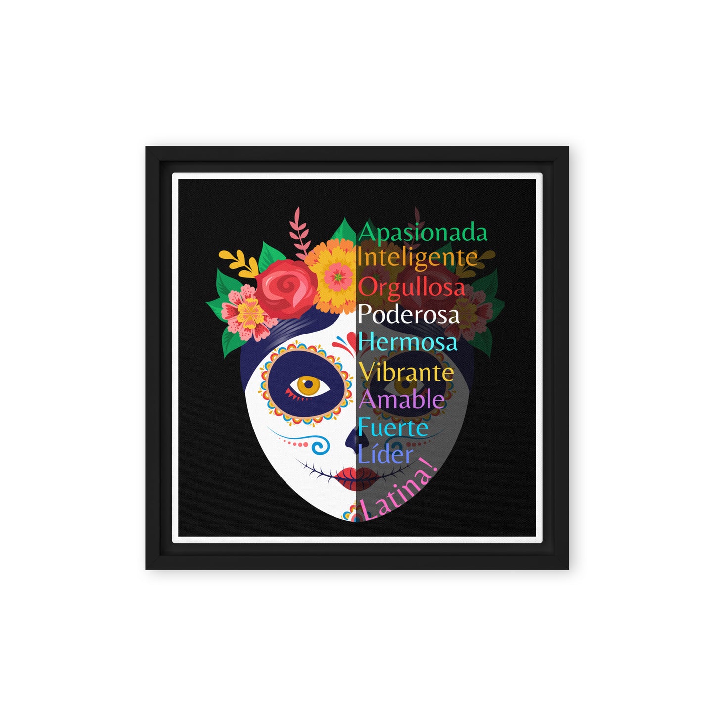 Latina by Enrique Aldana | Framed canvas