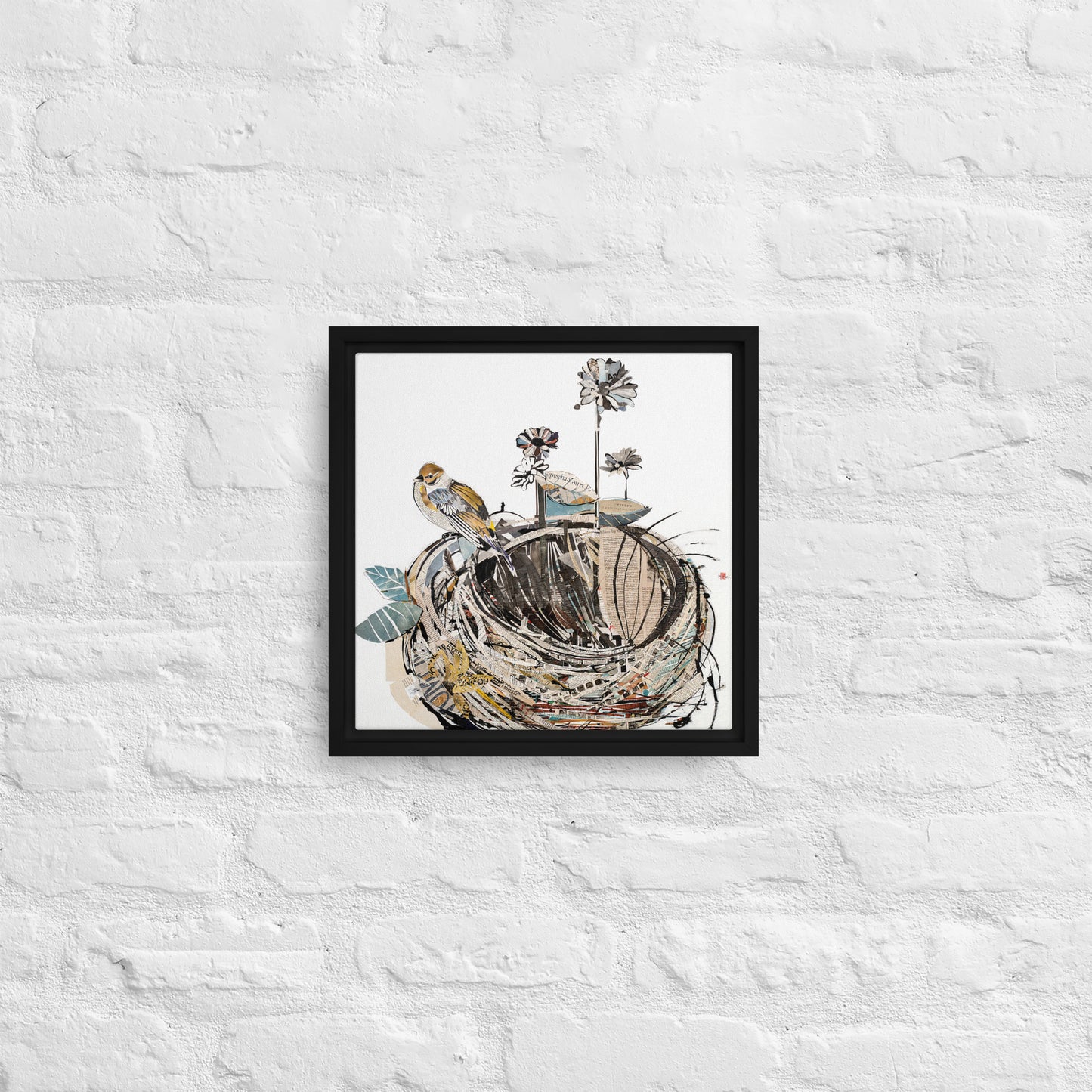 Empty Nest by Amy Bumpus | Framed canvas