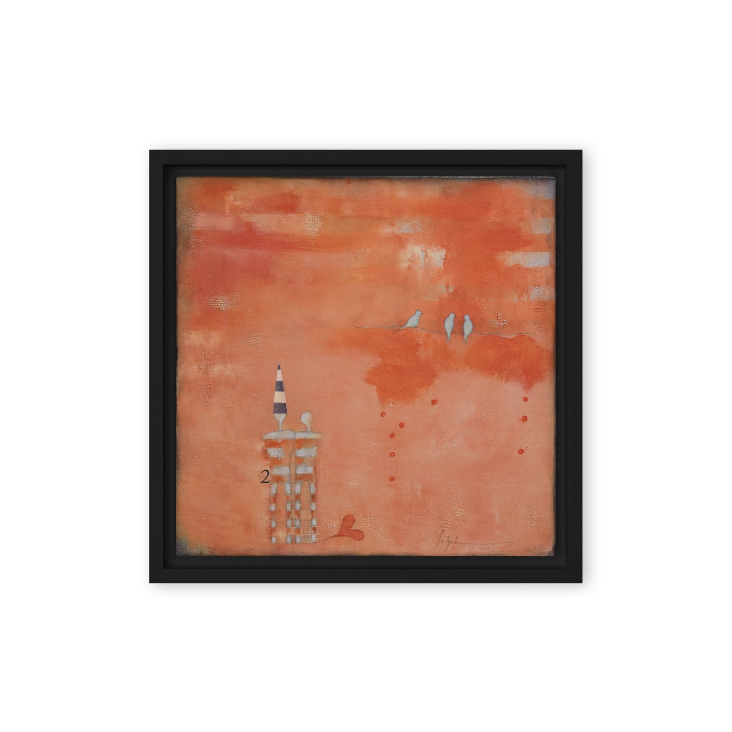 Forever by Christine Zabramny | Framed canvas
