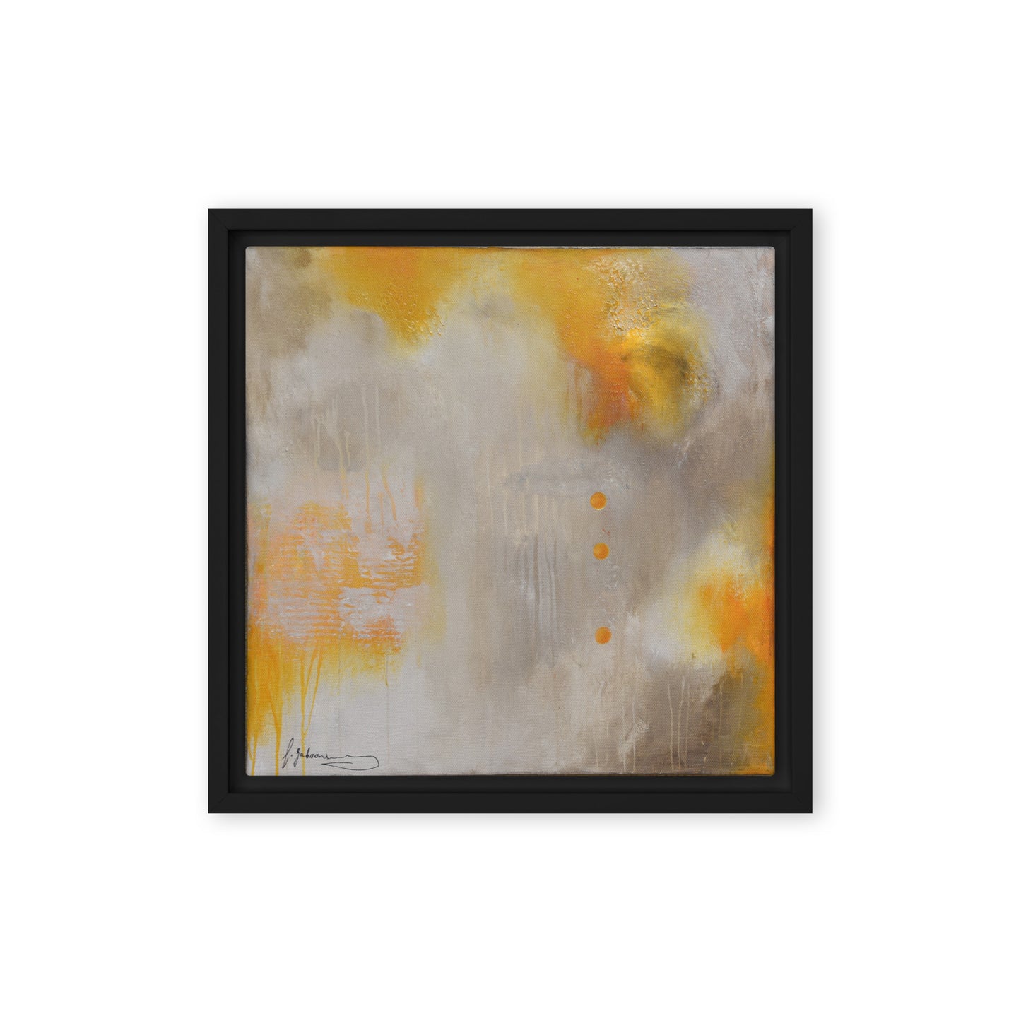 Looking for Sunshine by Christine Zabramny | Framed canvas
