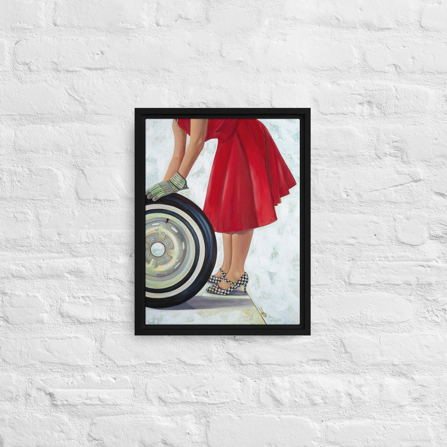 Street Smart by Kathleen Arthur | Framed canvas