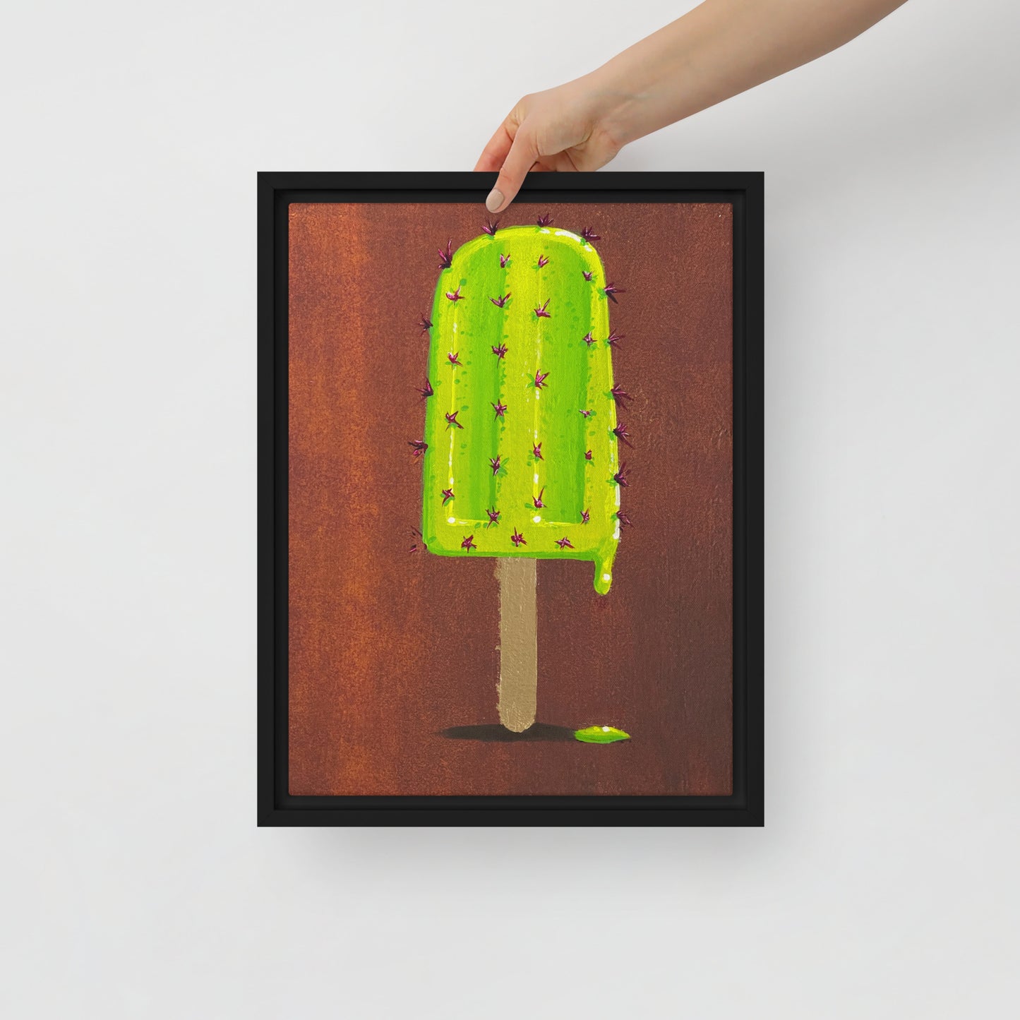 Prickly Pop by Ignacio Garcia | Framed canvas