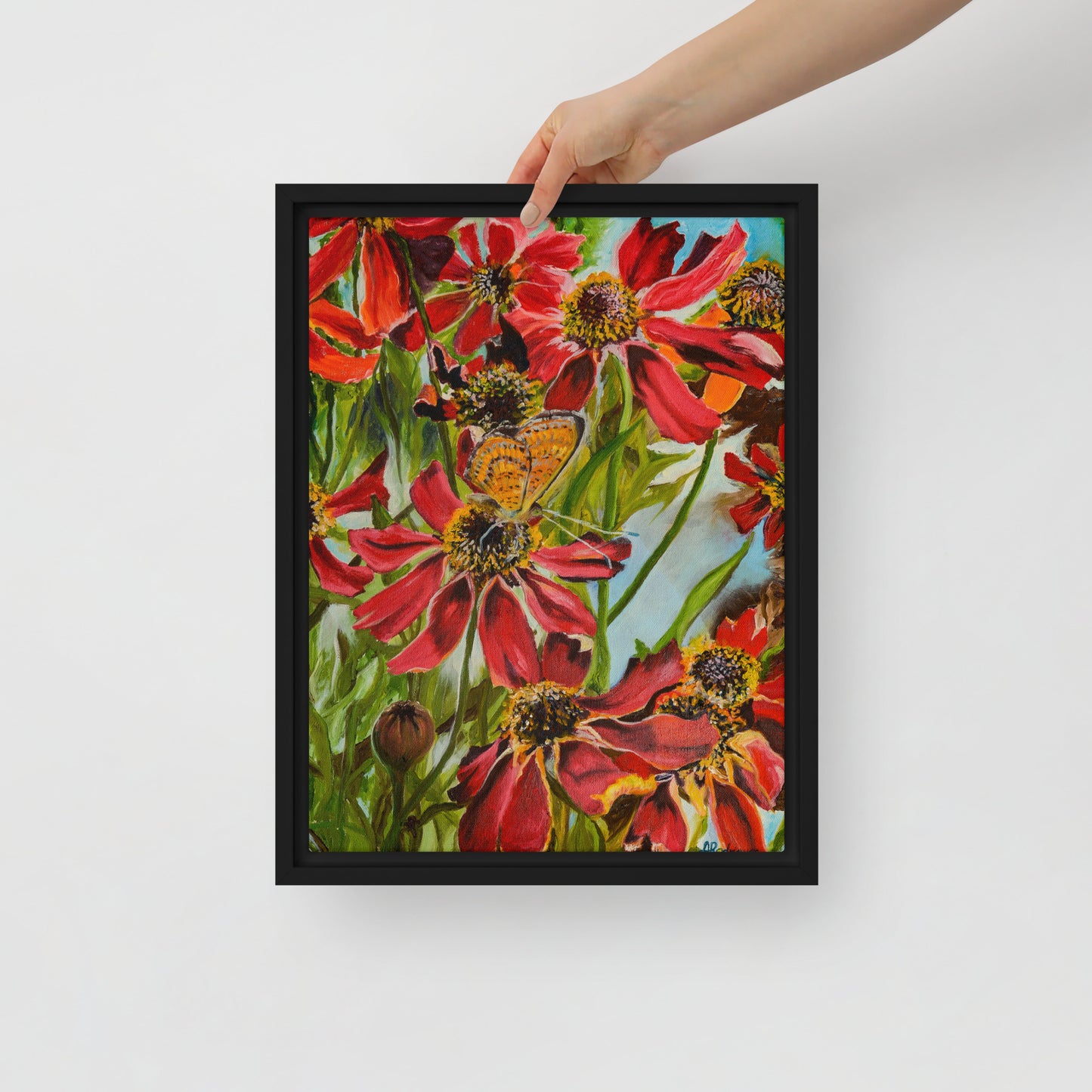 The Morning Garden by Andrea Rodriguez | Framed canvas