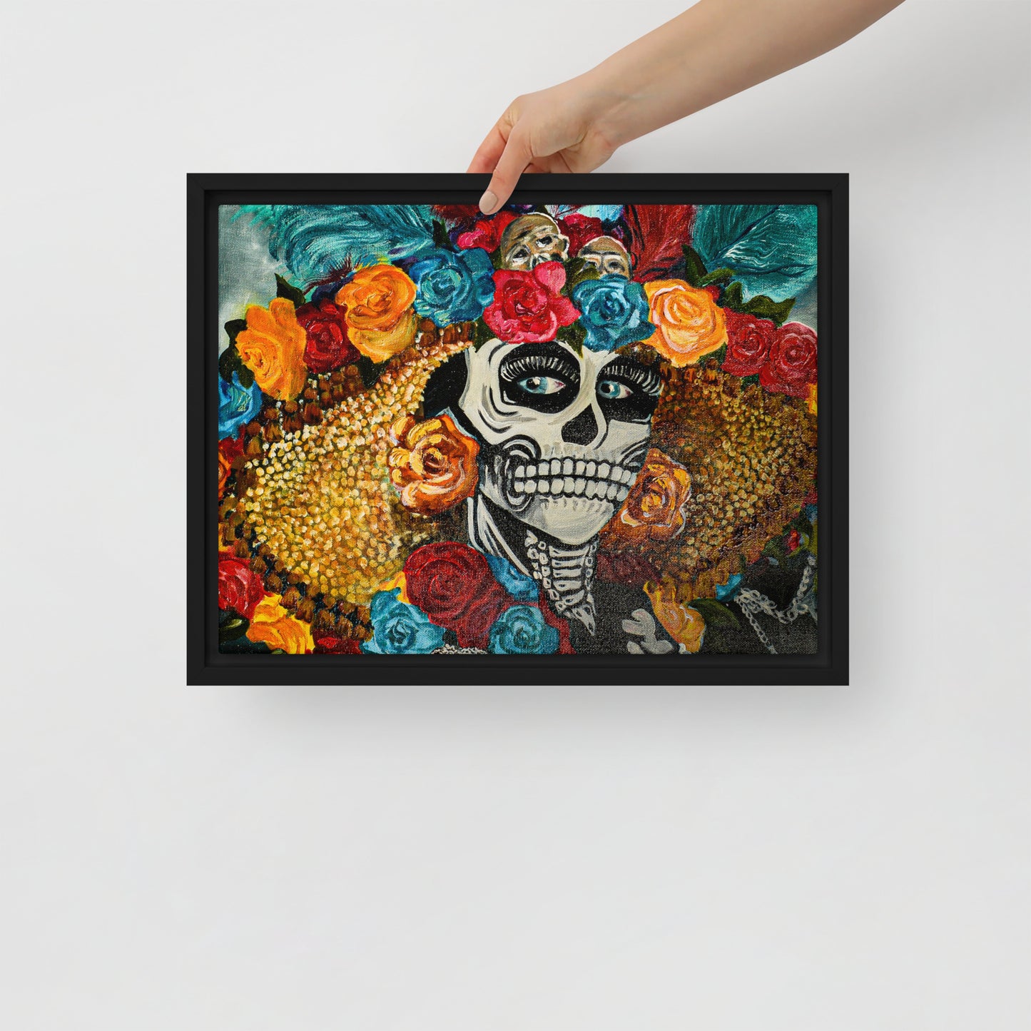 La Catrina by Andrea Rodriguez | Framed canvas