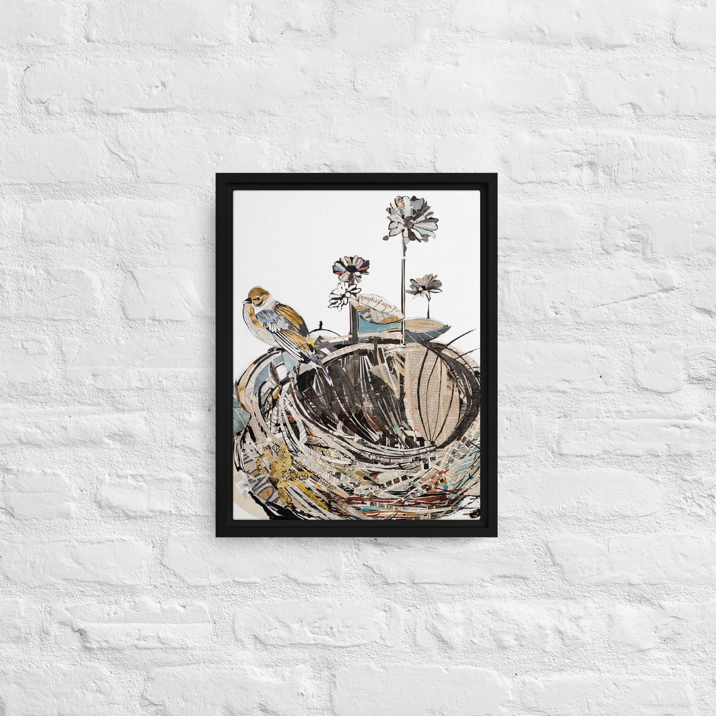 Empty Nest by Amy Bumpus | Framed canvas