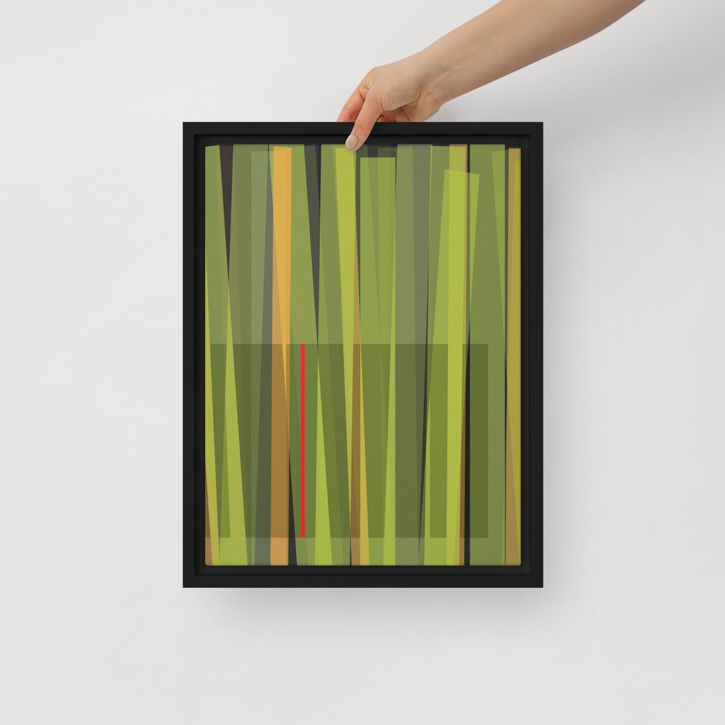 Piano Grass by Damon Leverett | Framed canvas