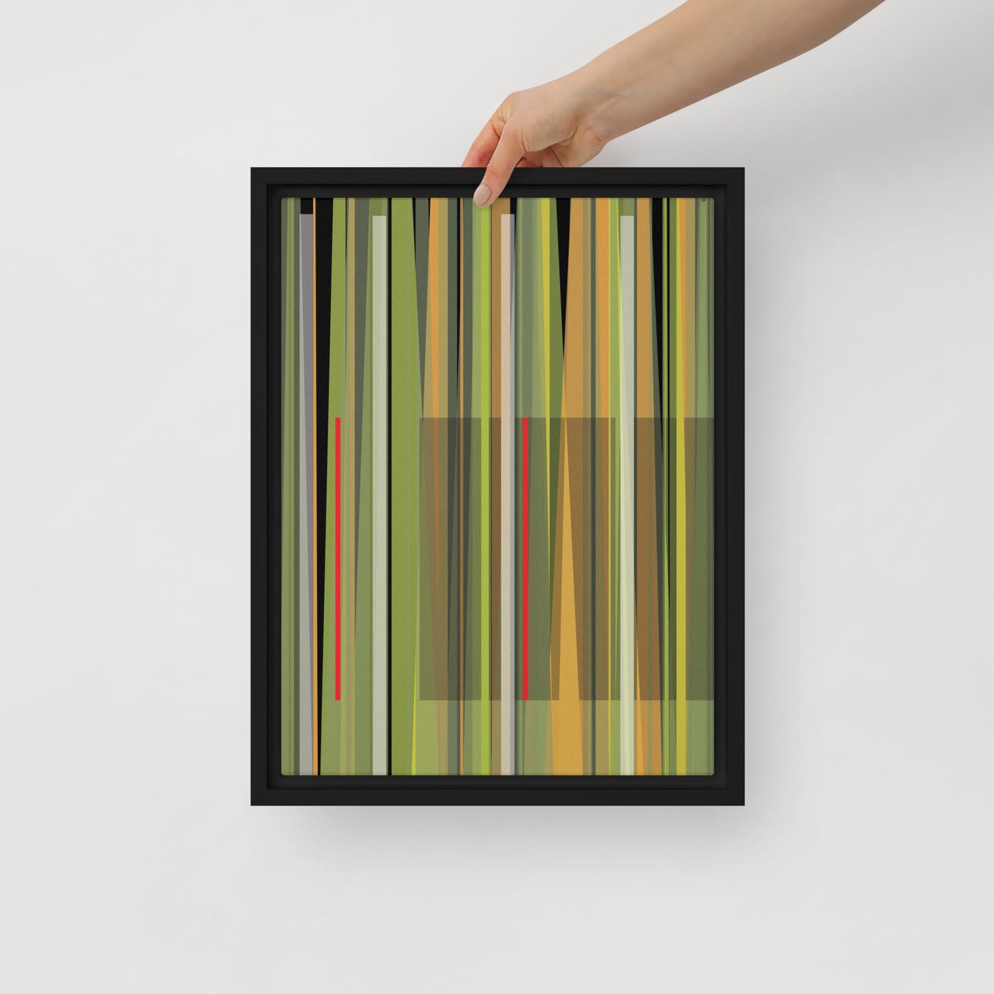 Piano Grass by Damon Leverett | Framed canvas