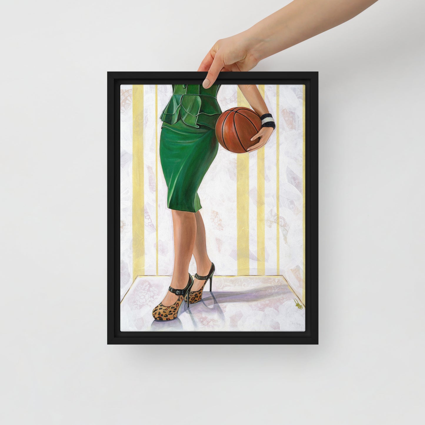 Game Changer by Kathleen Arthur | Framed canvas