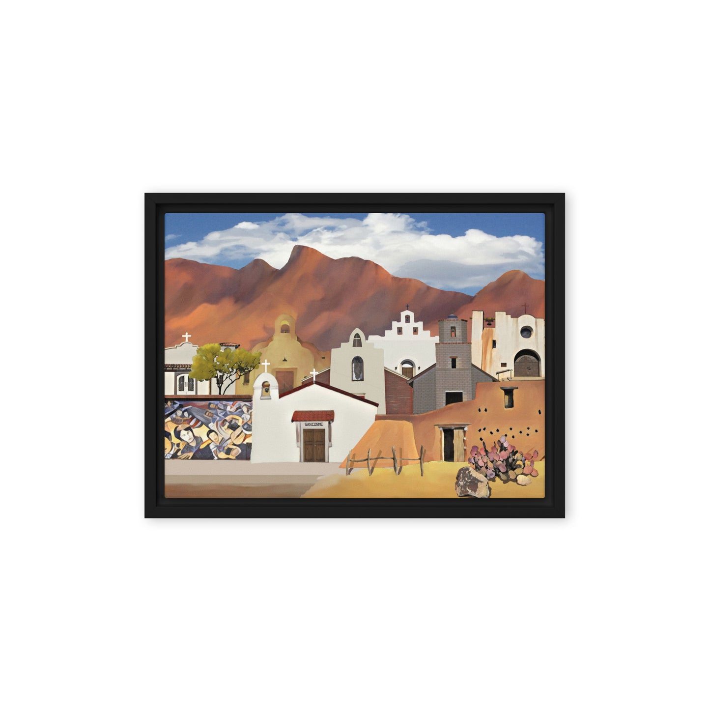 Churches, Chapels & Missions by Mike Berren | Framed canvas