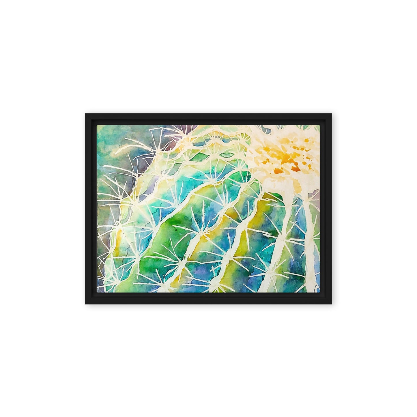 Mutilated Cactus by Lara Somers | Framed canvas