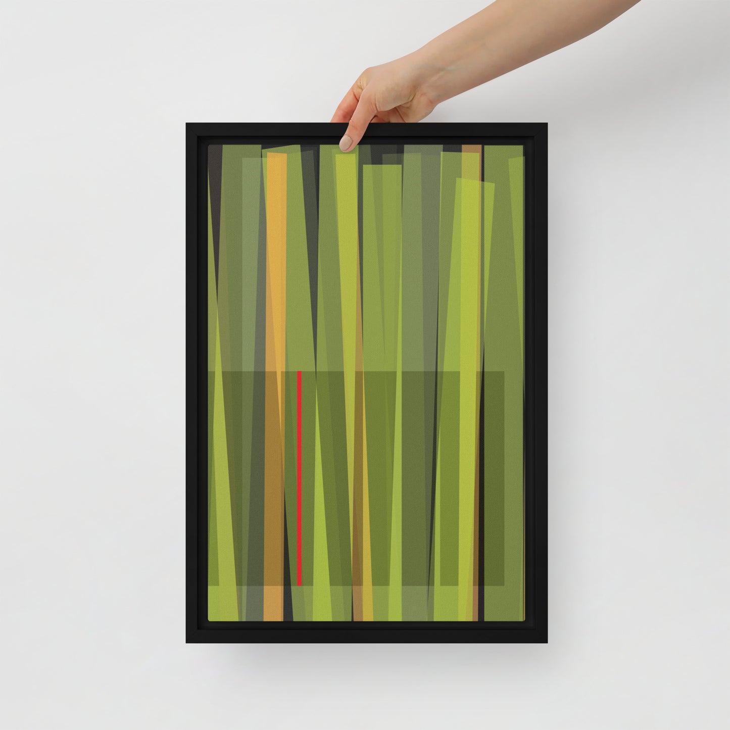 Piano Grass by Damon Leverett | Framed canvas