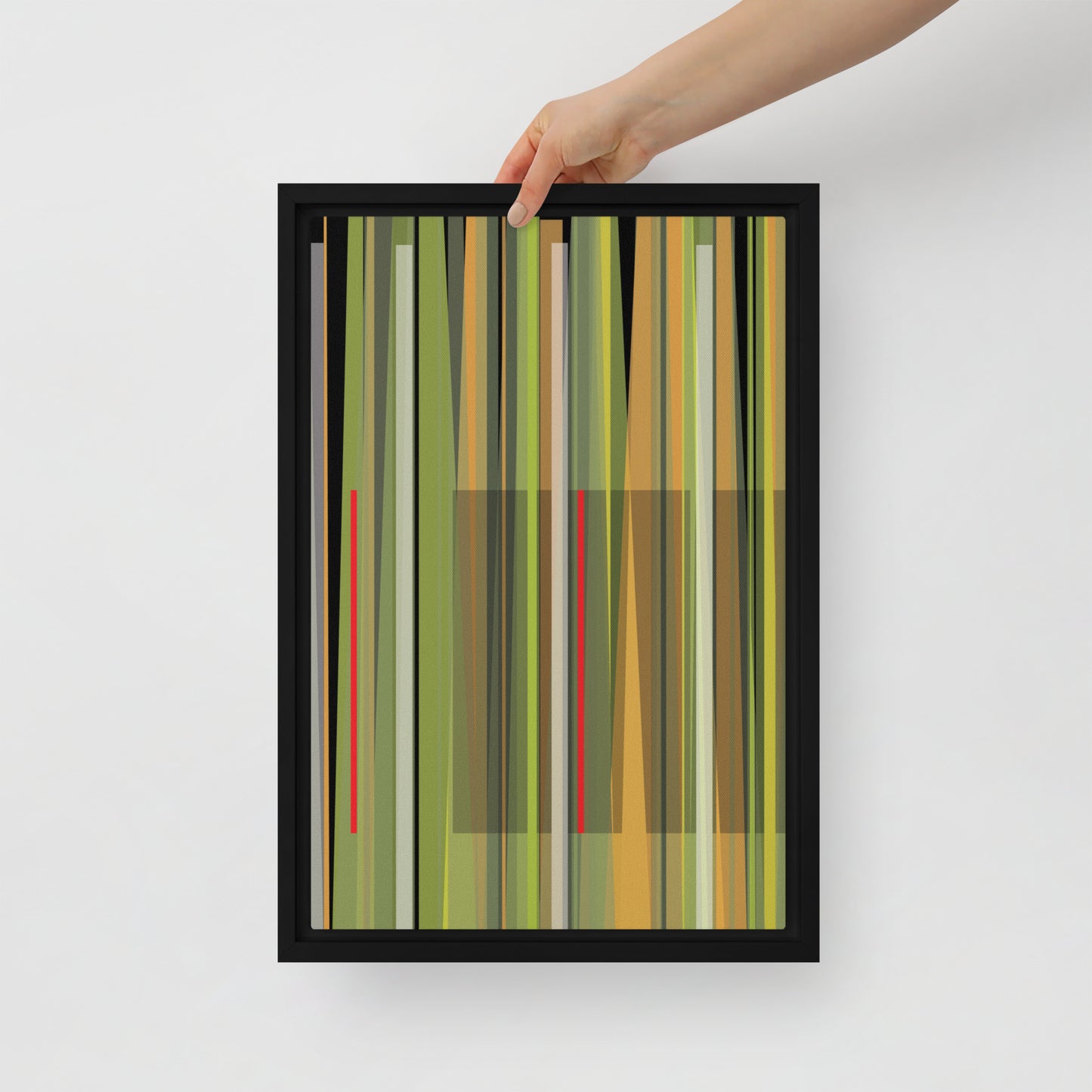 Piano Grass by Damon Leverett | Framed canvas